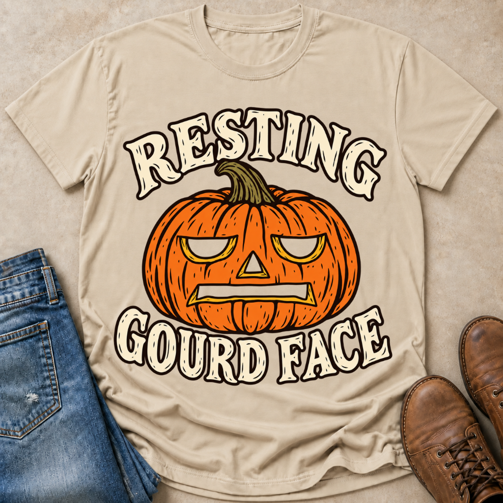 Resting Gourd Face T-Shirt