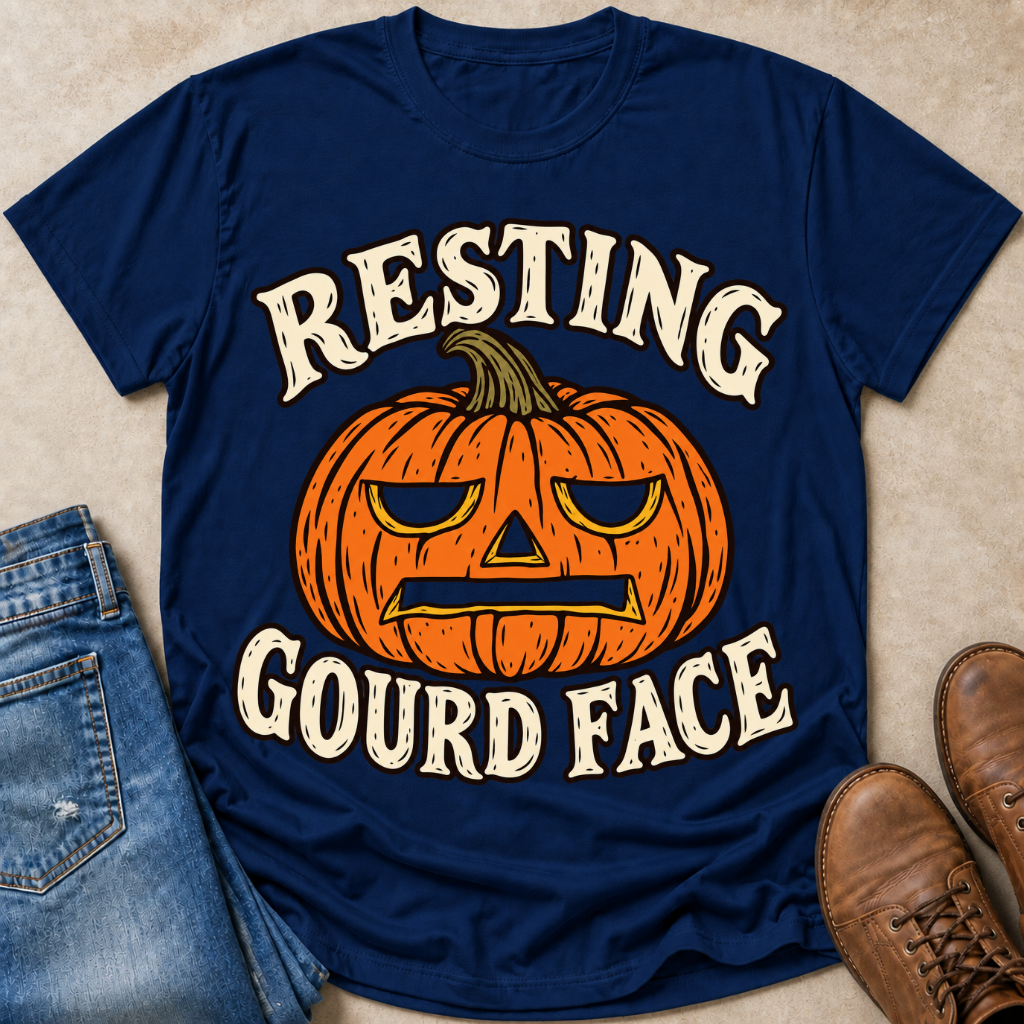 Resting Gourd Face T-Shirt