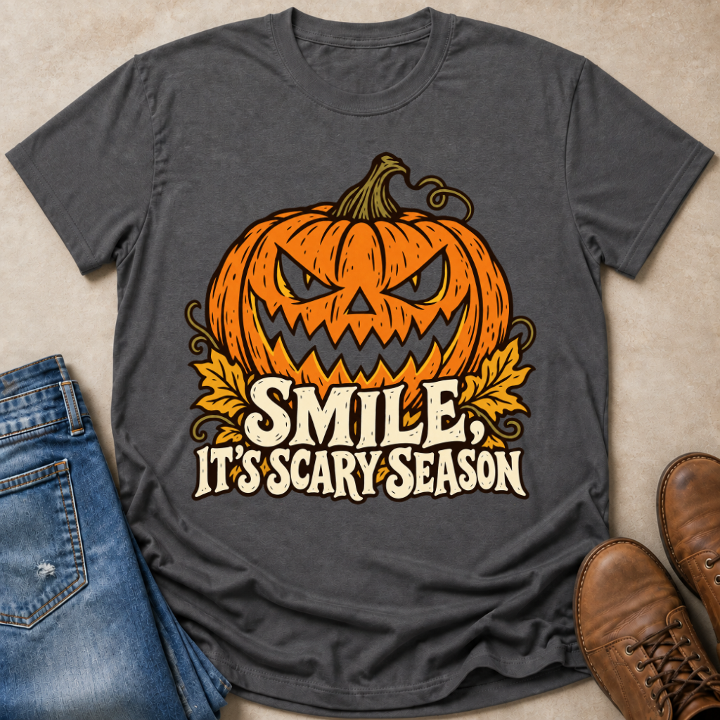 Smile Its Scary Season T-Shirt