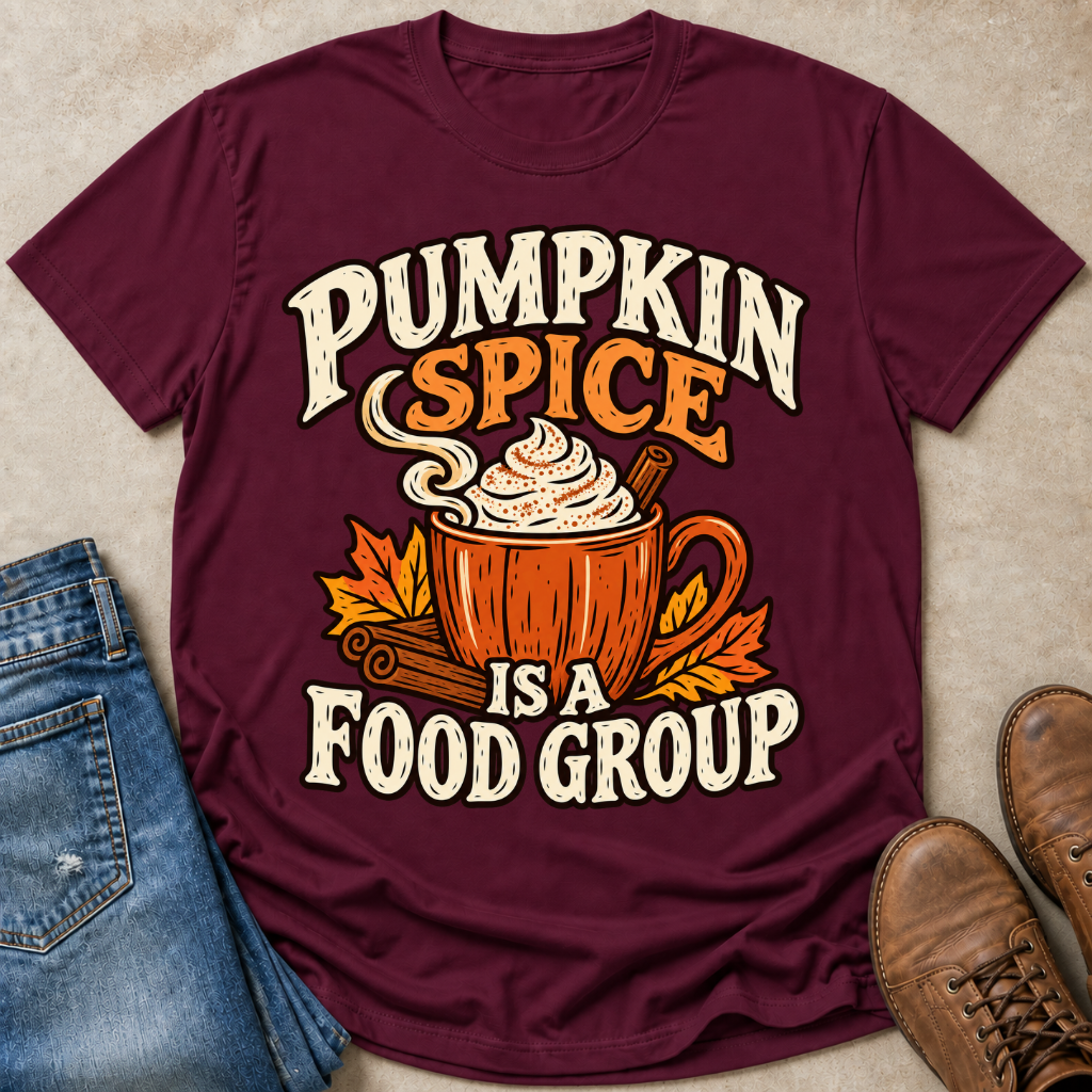 Pumpkin Spice Is a Food Group T-Shirt