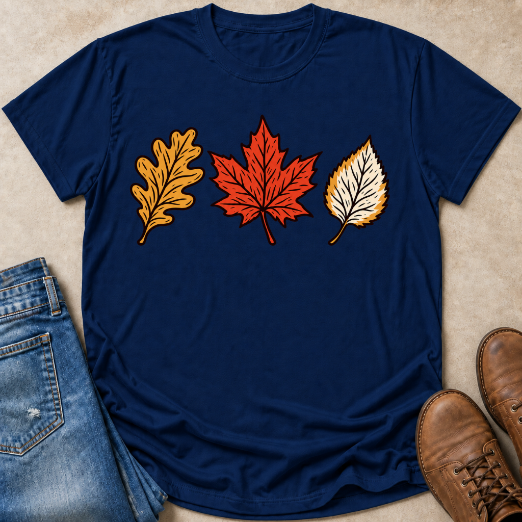 Three Autumn Leaves T-Shirt