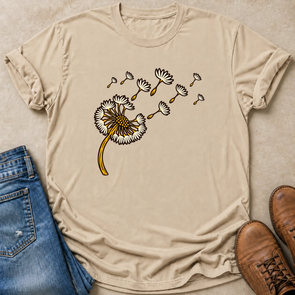 Windblown Dandelion T-Shirt