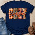 Cozy Season Mixed Patterns T-Shirt