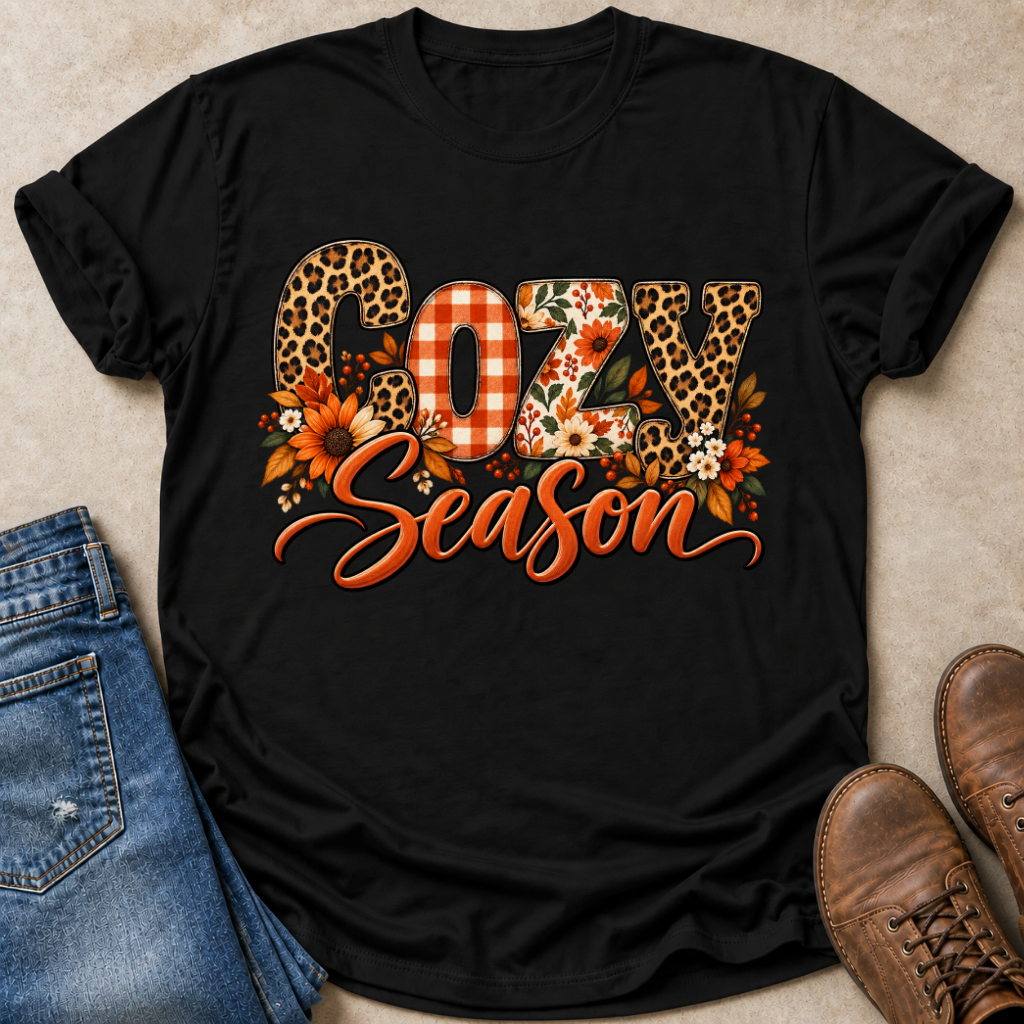 Cozy Season Patterns T-Shirt