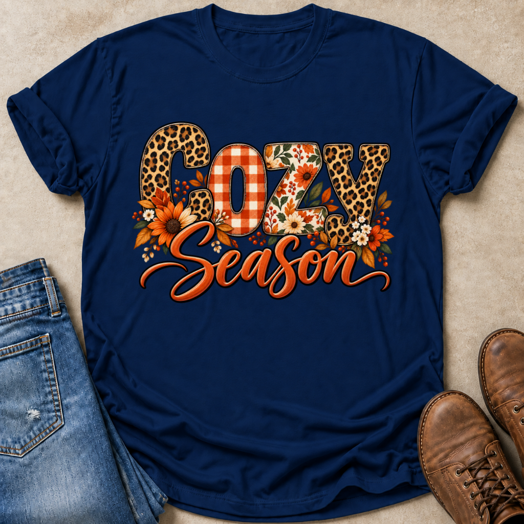 Cozy Season Patterns T-Shirt