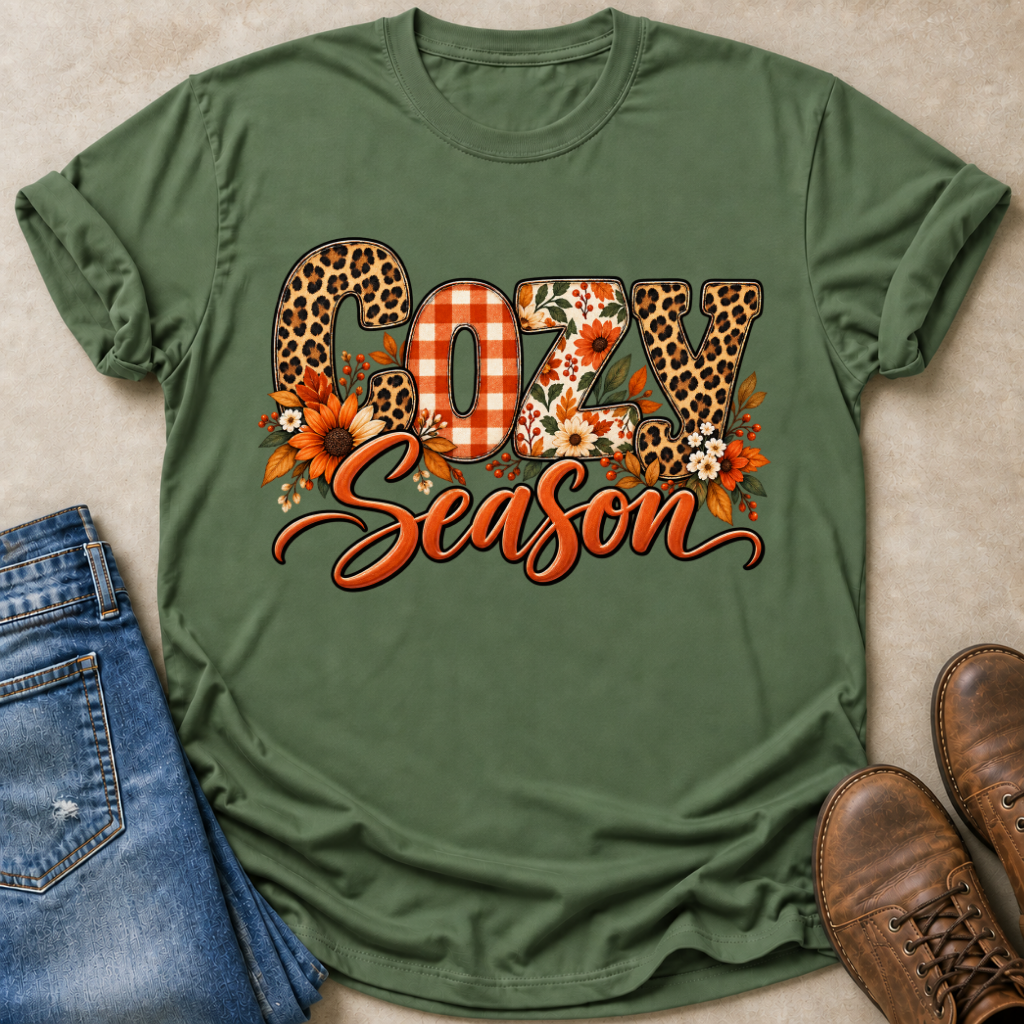 Cozy Season Patterns T-Shirt