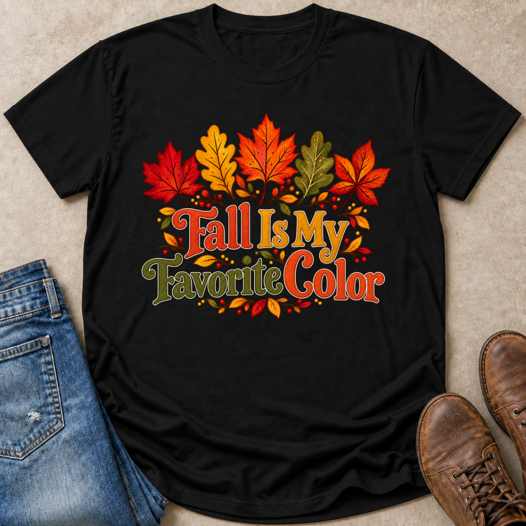 Fall Favorite Color Leaves T-Shirt