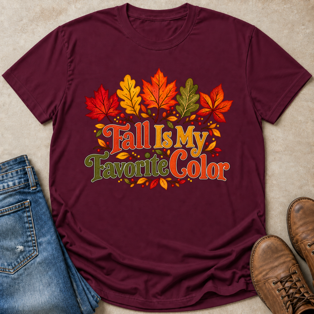 Fall Favorite Color Leaves T-Shirt