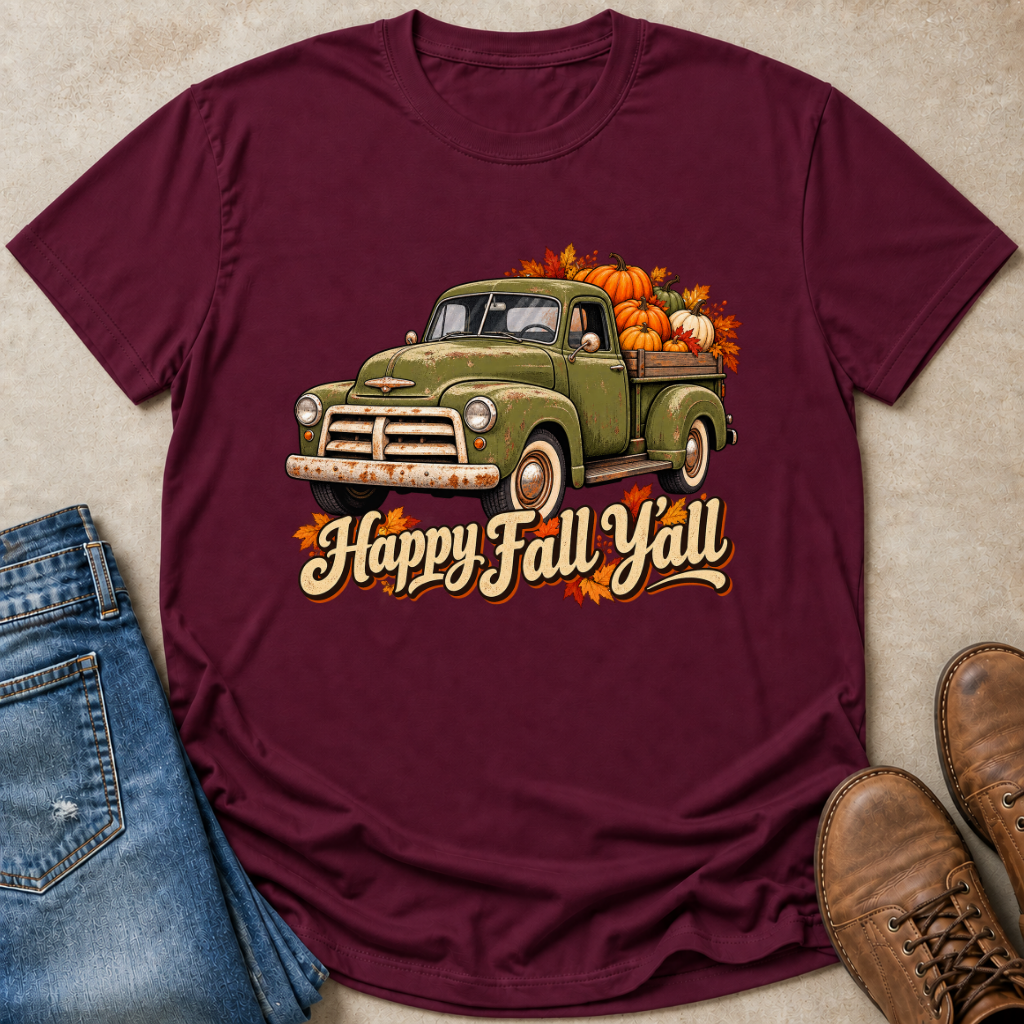 Happy Fall Truck T-Shirt