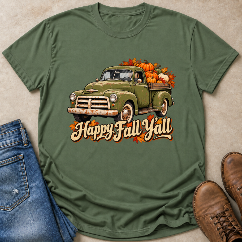 Happy Fall Truck T-Shirt