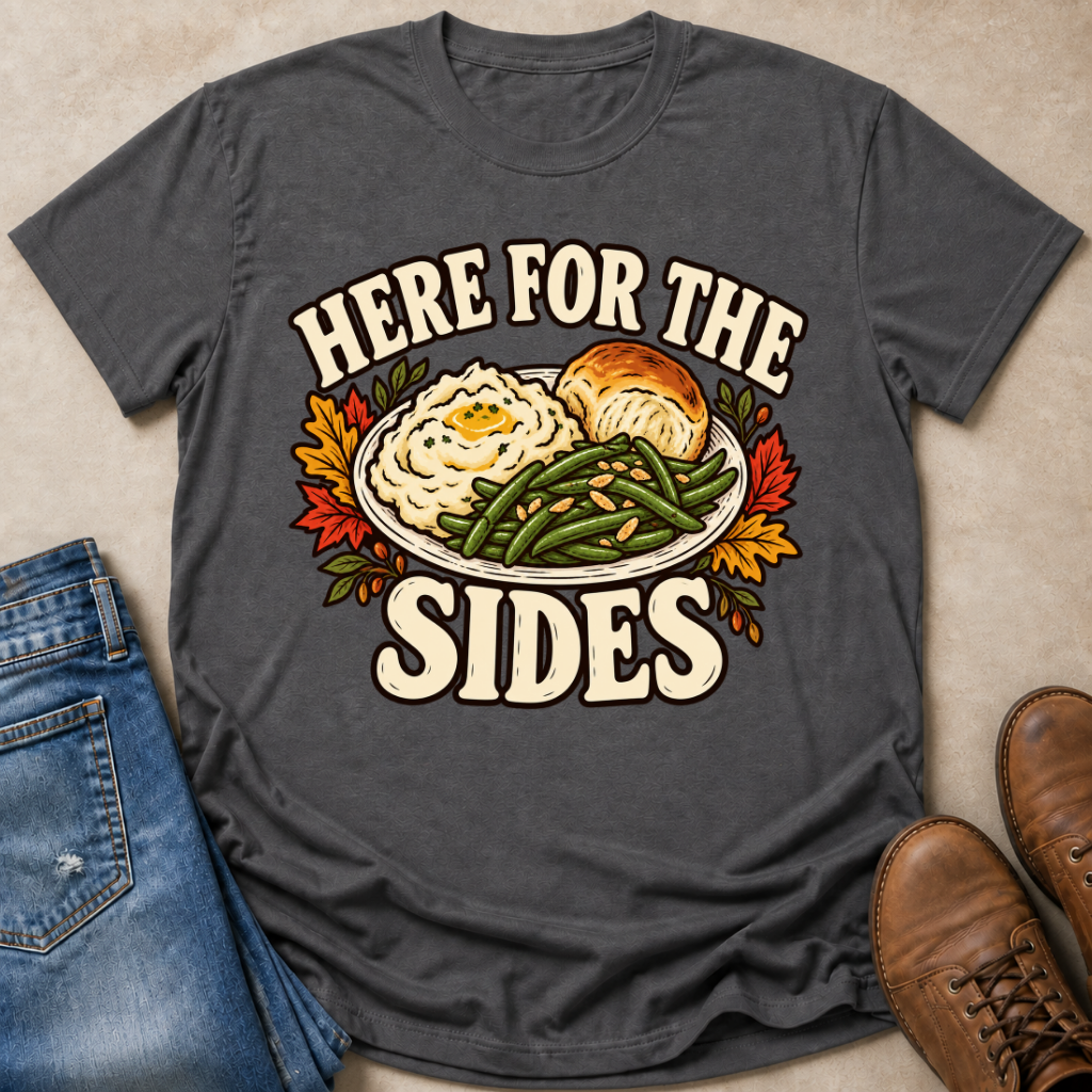 Here for the Sides T-Shirt