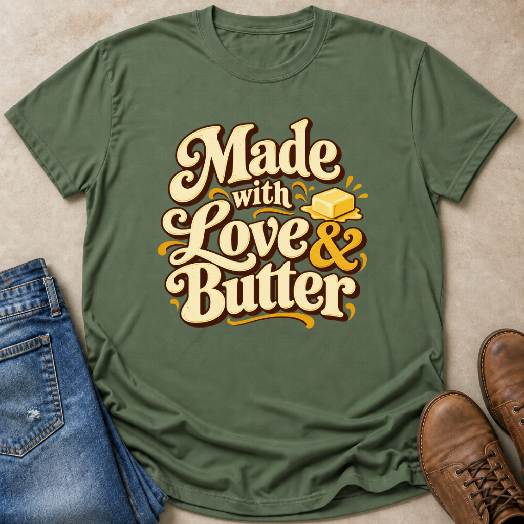 Made With Love And Butter T-Shirt