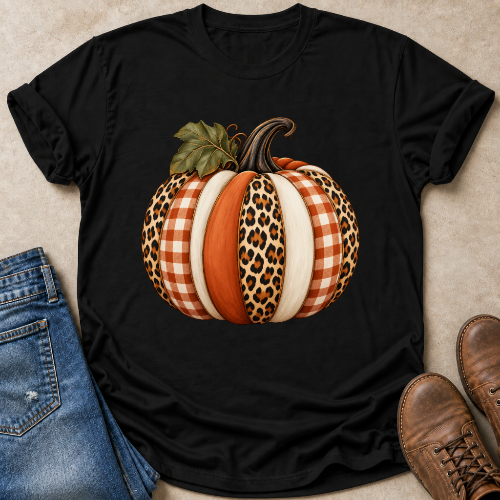 Patchwork Pumpkin T-Shirt
