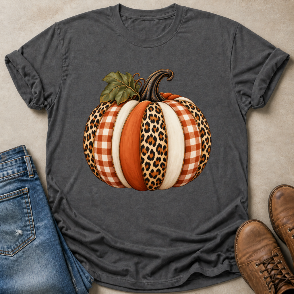 Patchwork Pumpkin T-Shirt