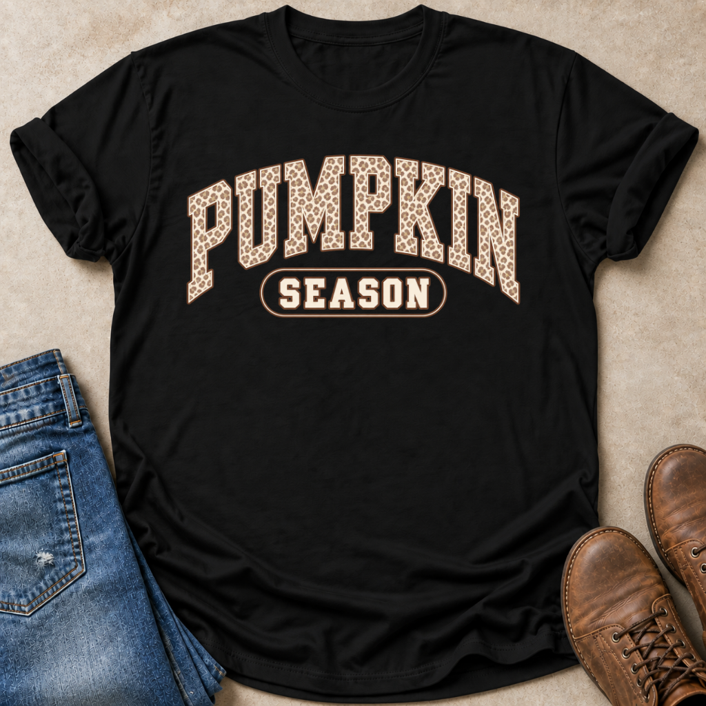 Pumpkin Season Leopard T-Shirt