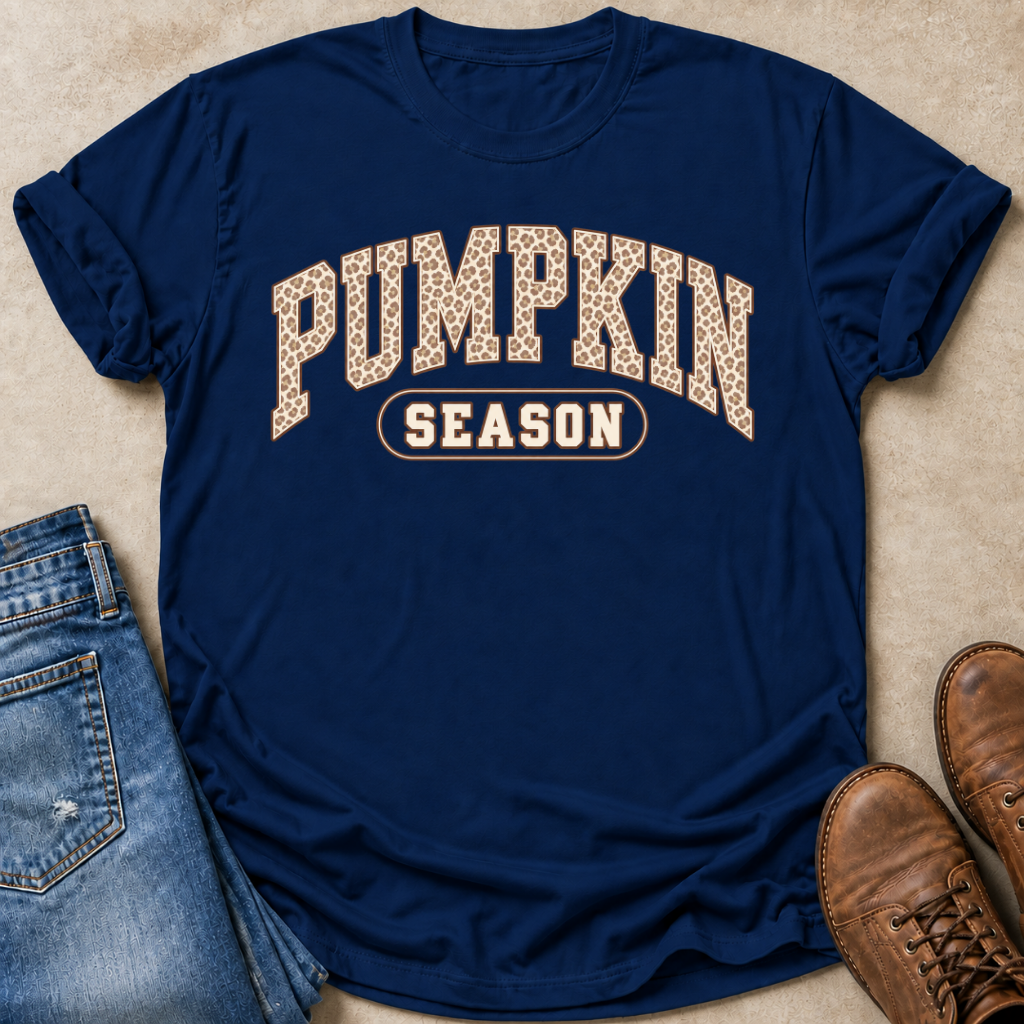 Pumpkin Season Leopard T-Shirt