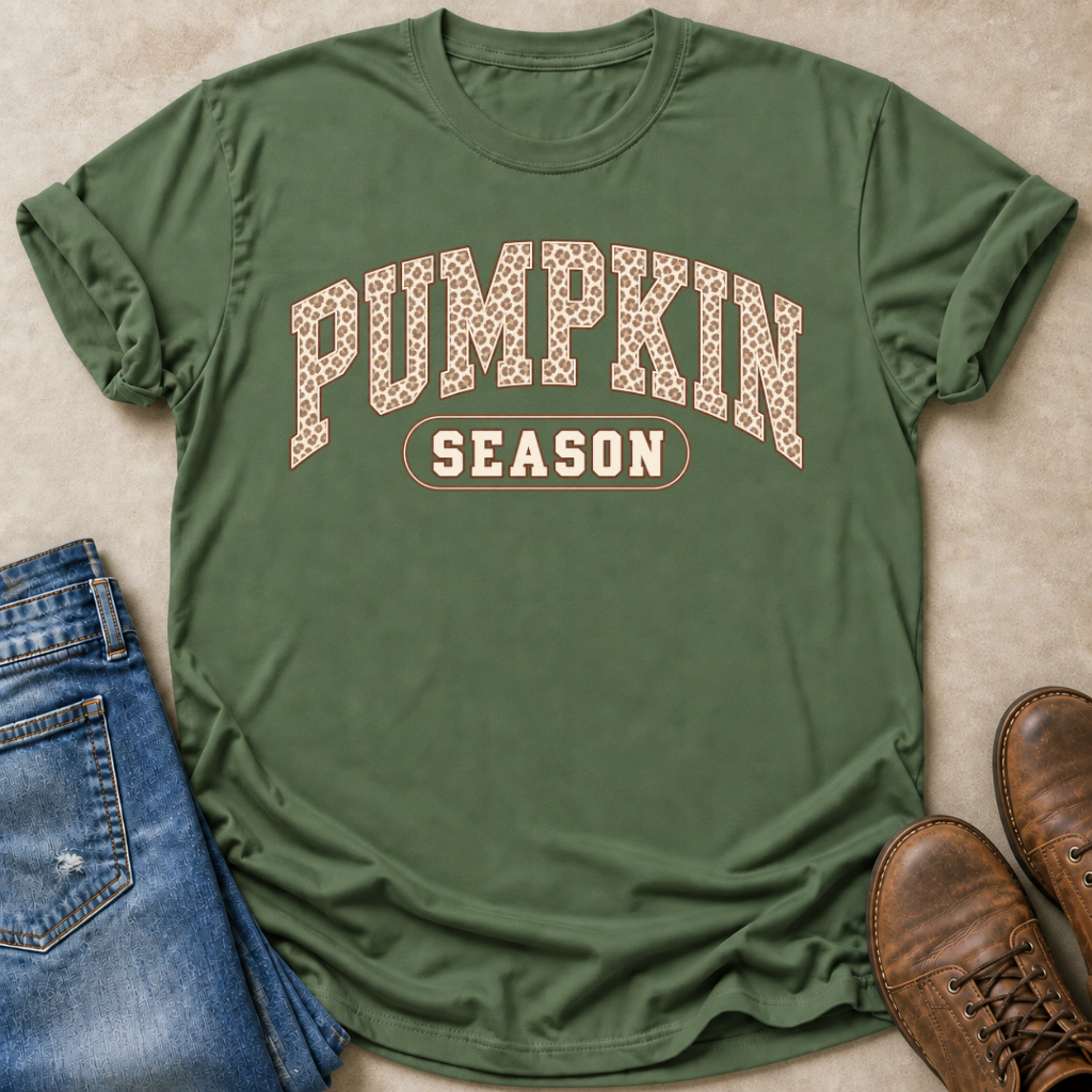Pumpkin Season Leopard T-Shirt