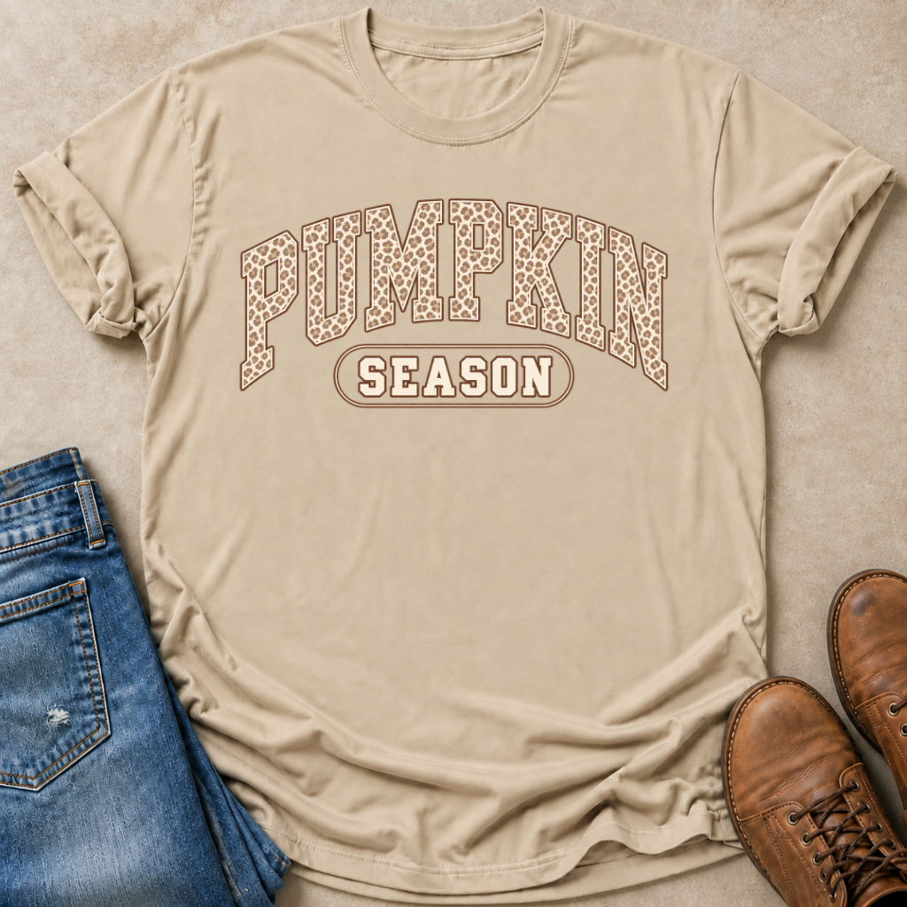 Pumpkin Season Leopard T-Shirt