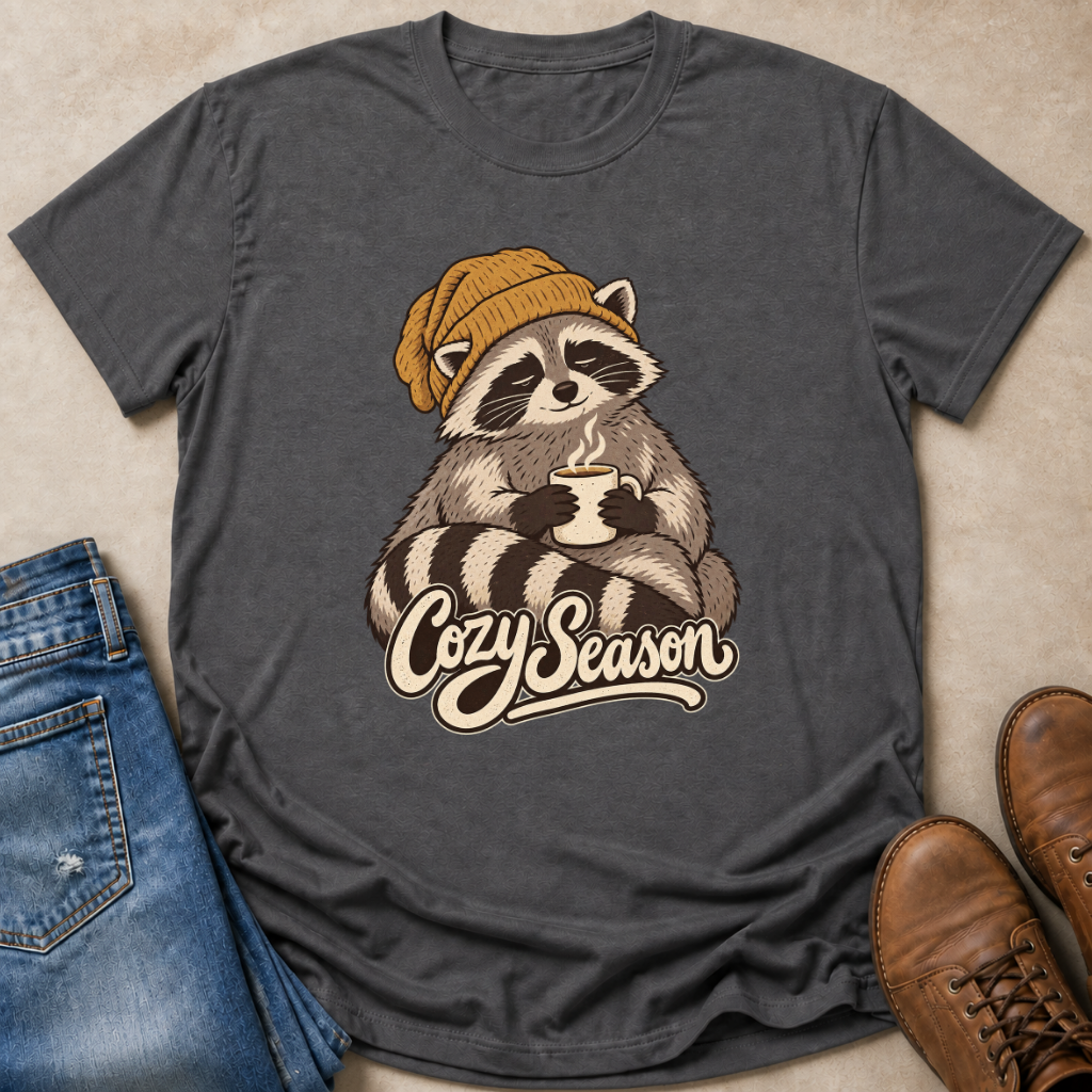 Raccoon Cozy T-Shirt
