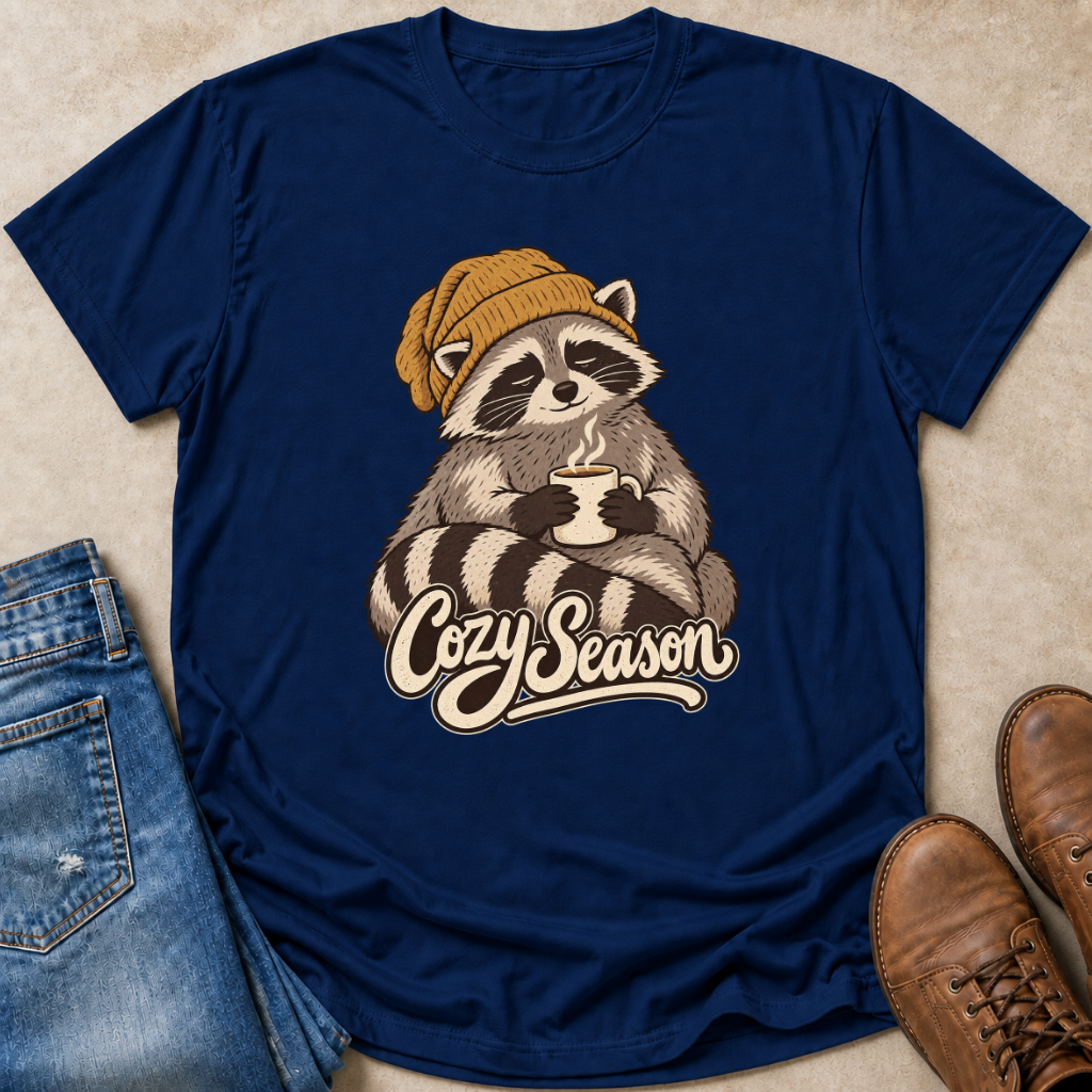 Raccoon Cozy T-Shirt