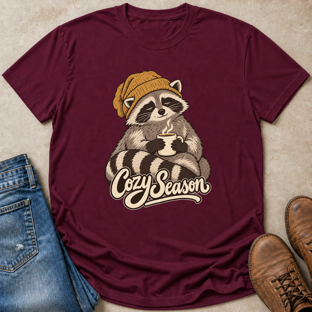 Raccoon Cozy T-Shirt