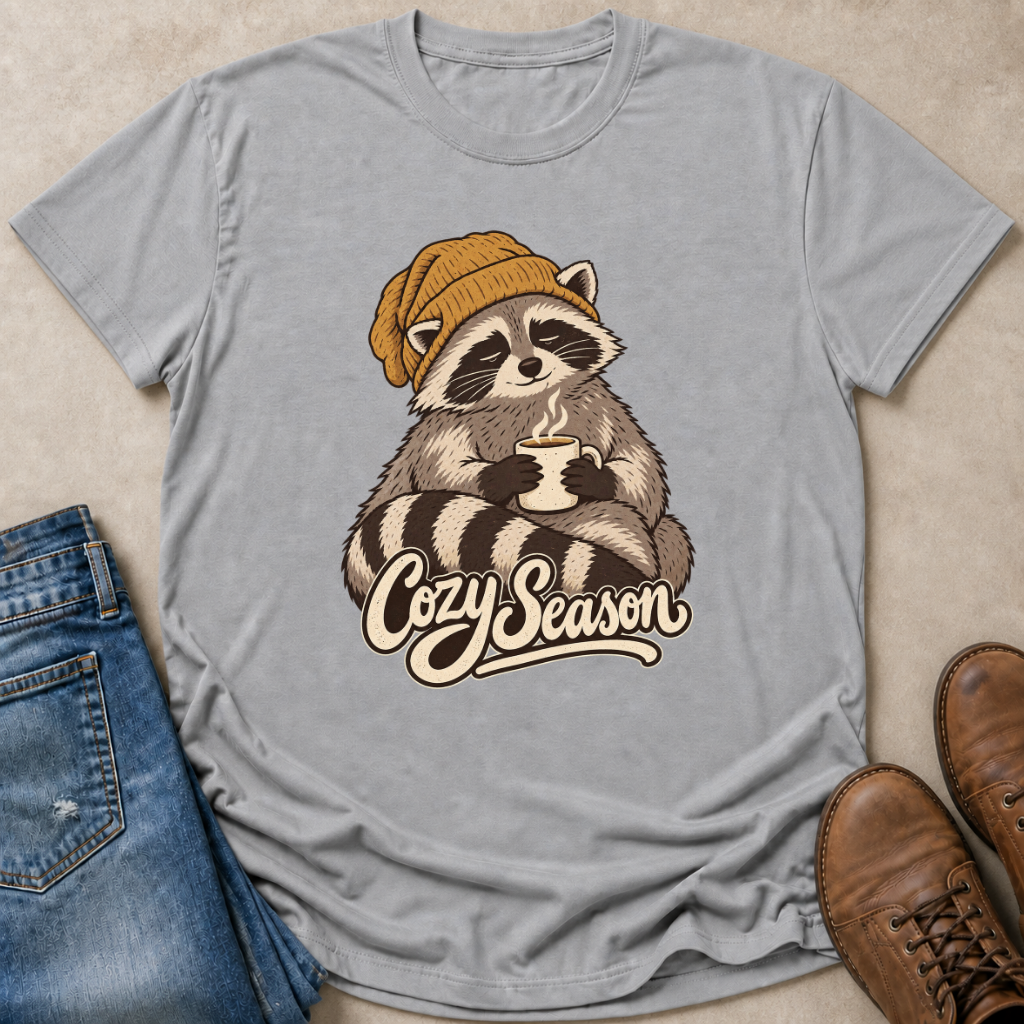 Raccoon Cozy T-Shirt