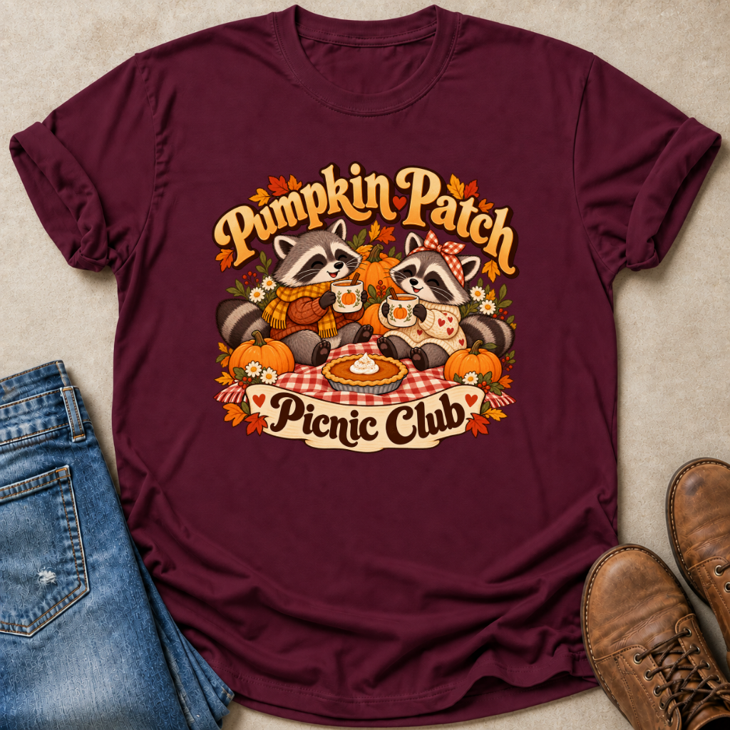 Raccoon Picnic T-Shirt