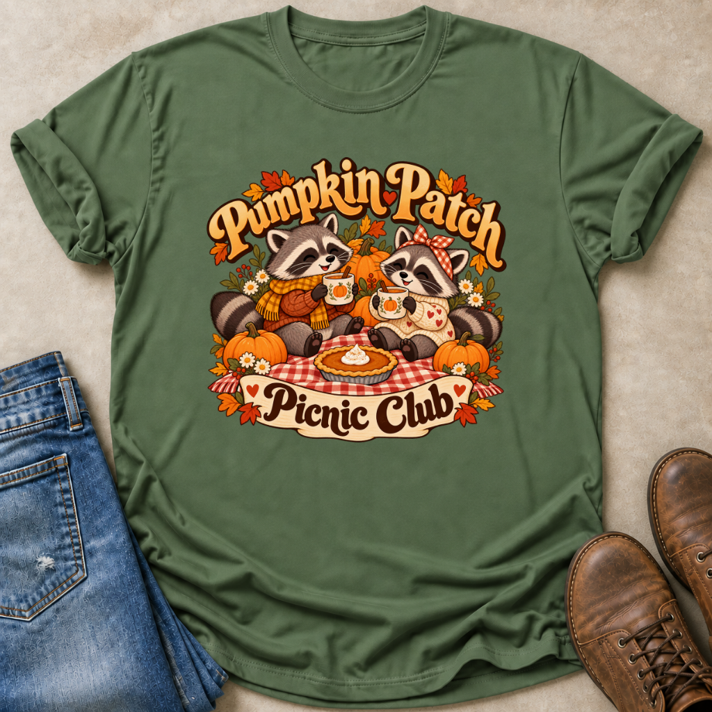 Raccoon Picnic T-Shirt