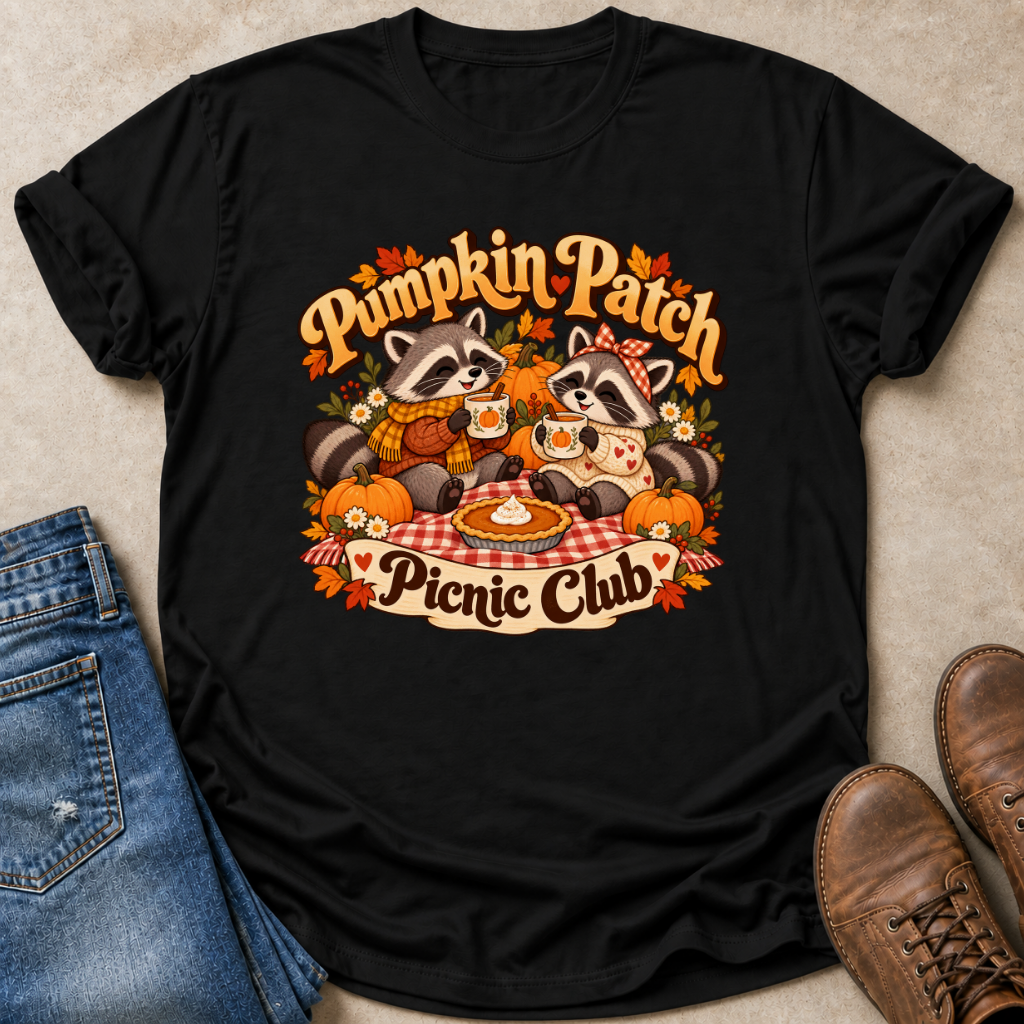 Raccoon Picnic T-Shirt