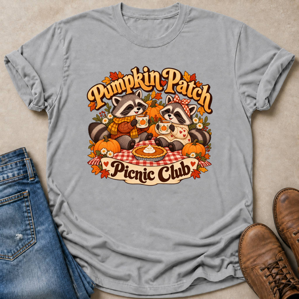 Raccoon Picnic T-Shirt