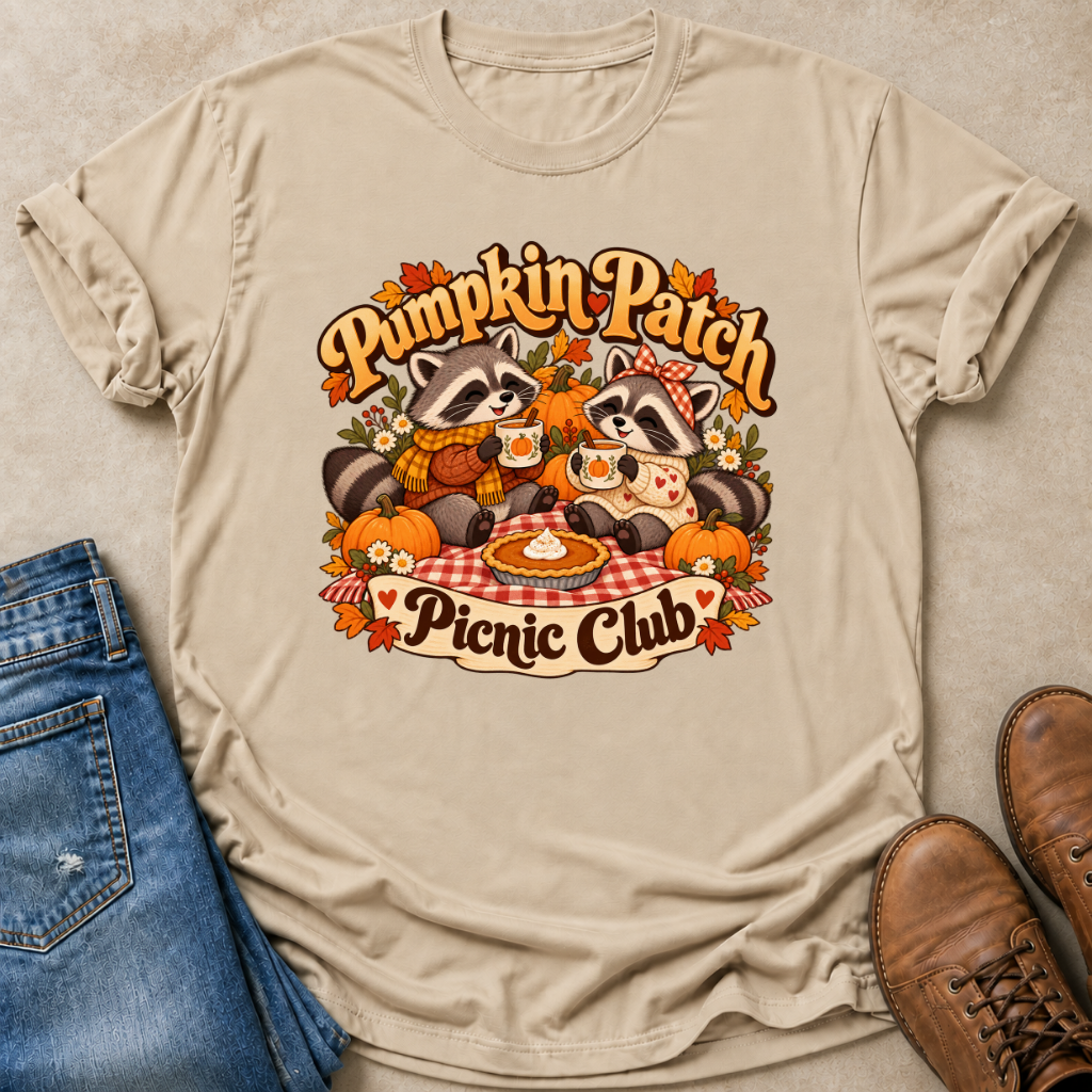 Raccoon Picnic T-Shirt