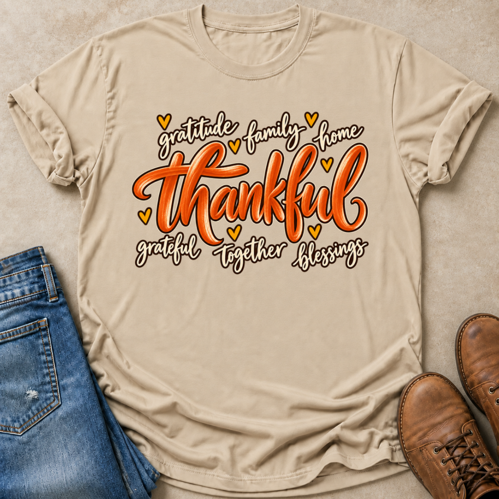 Thankful Painted T-Shirt