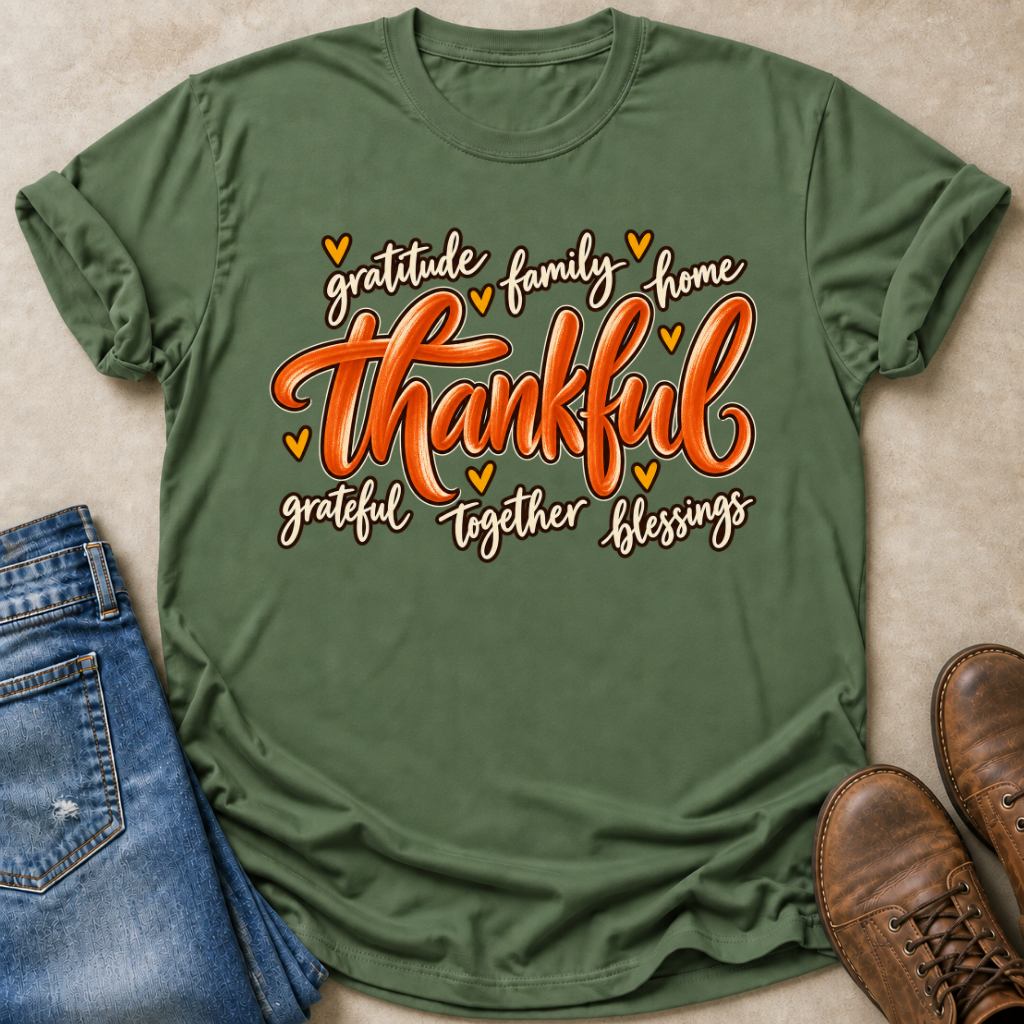 Thankful Painted T-Shirt