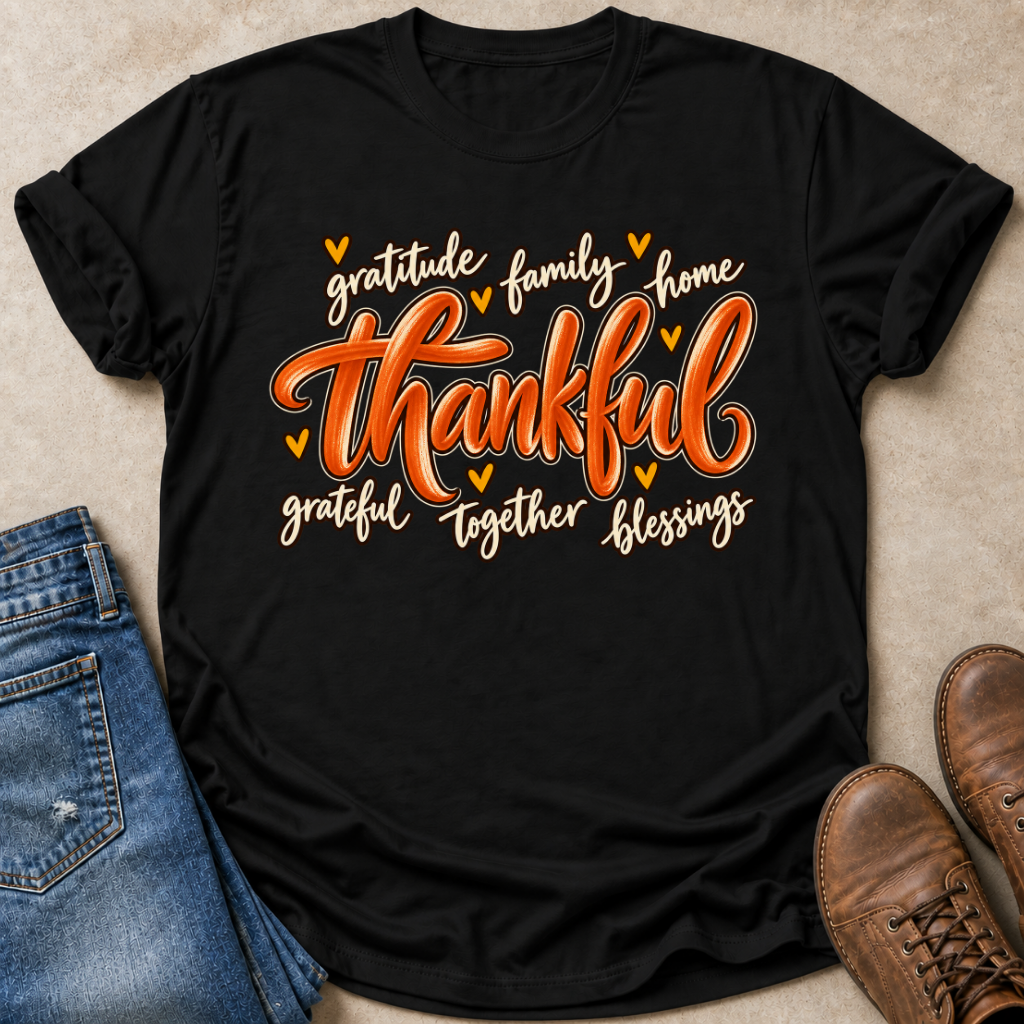 Thankful Painted T-Shirt
