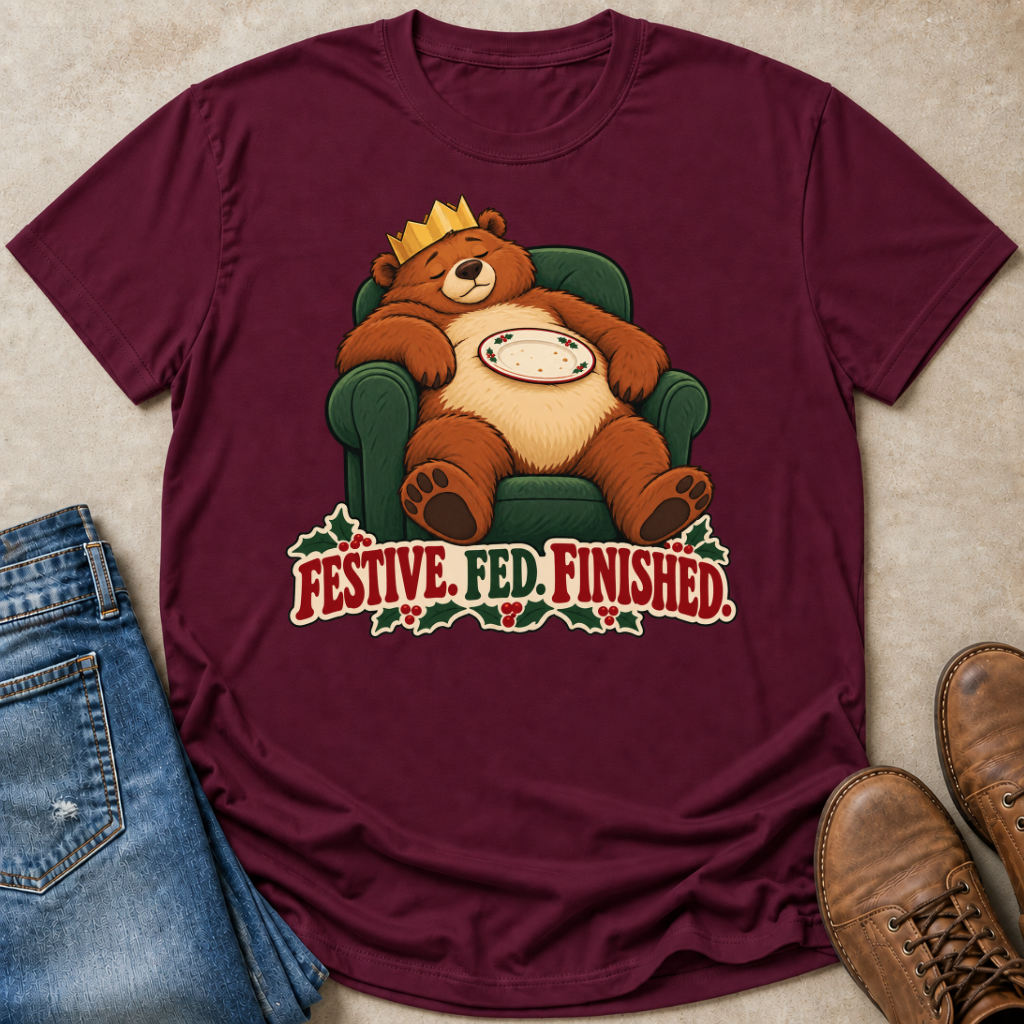 After The Festivities Bear T-Shirt