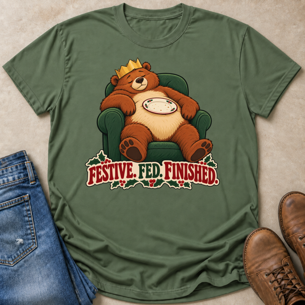 After The Festivities Bear T-Shirt