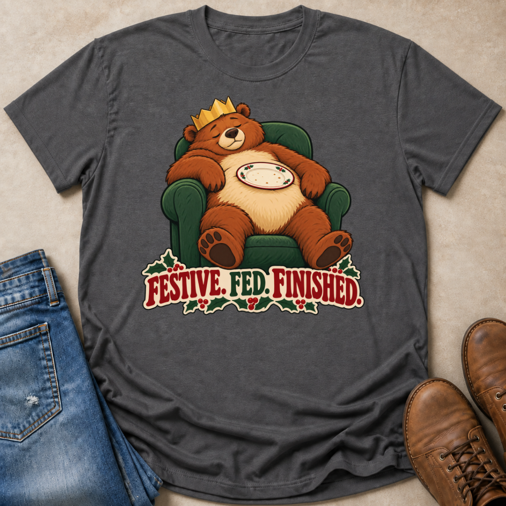 After The Festivities Bear T-Shirt