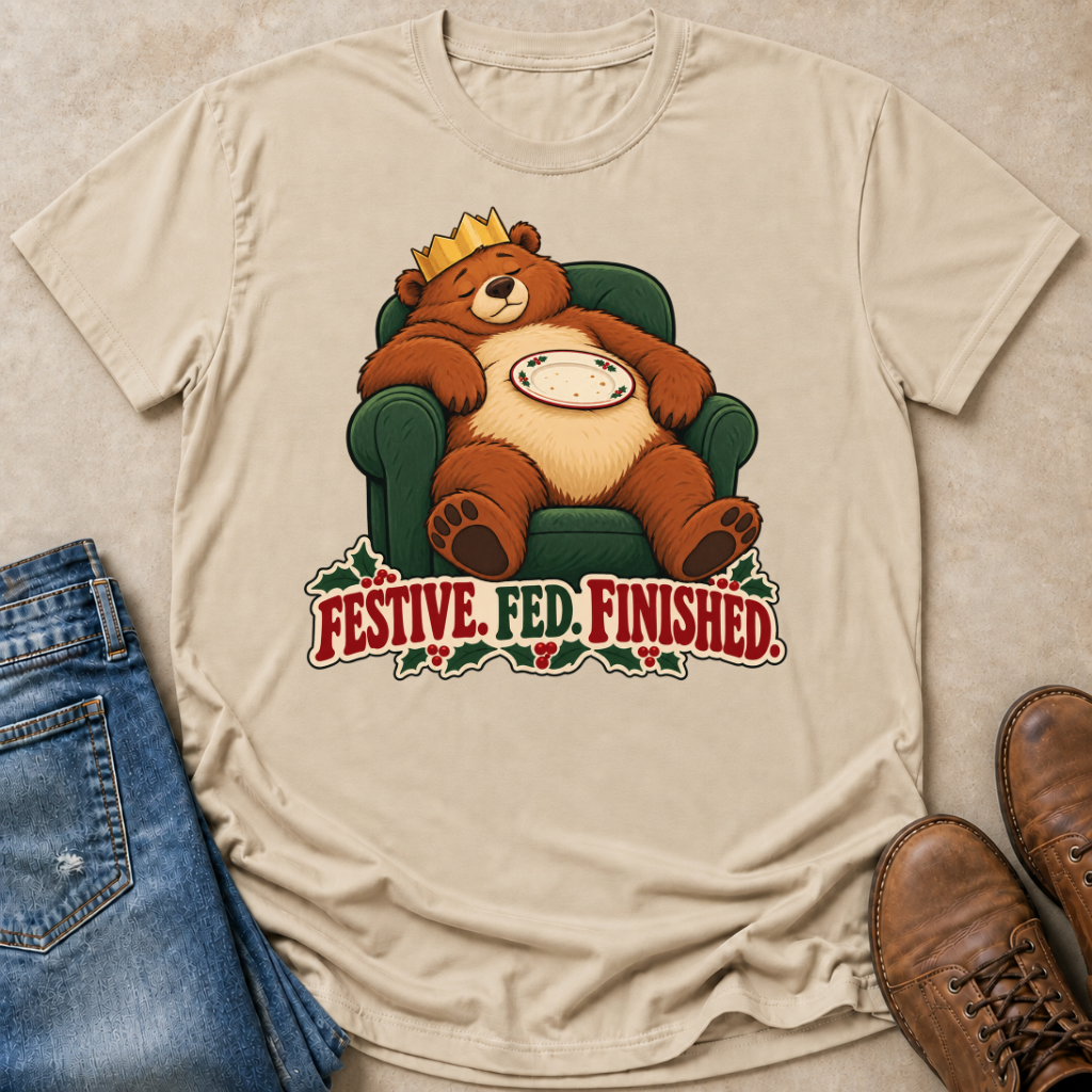 After The Festivities Bear T-Shirt