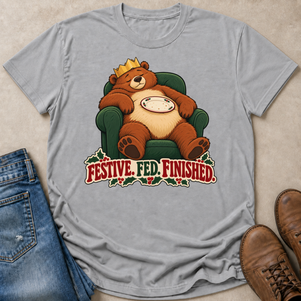 After The Festivities Bear T-Shirt