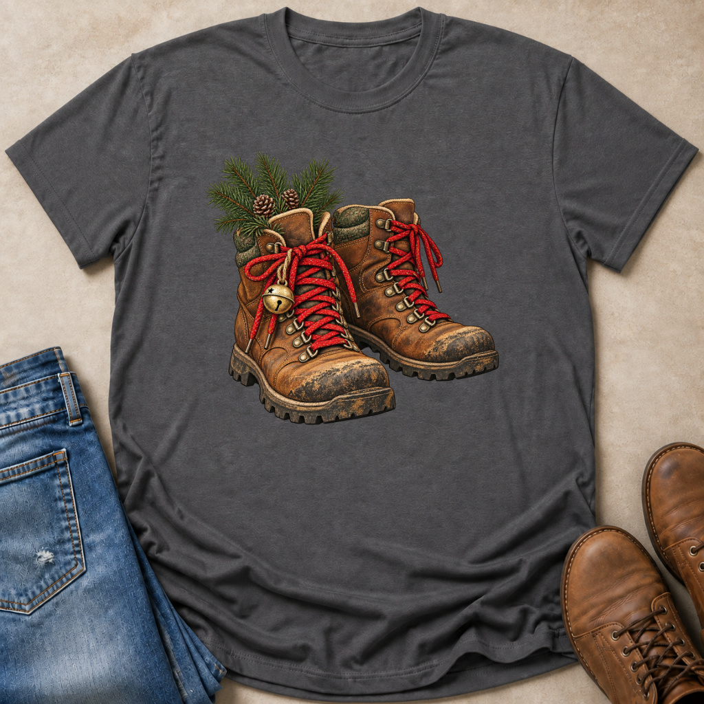 Christmas Festive Boots T-Shirt