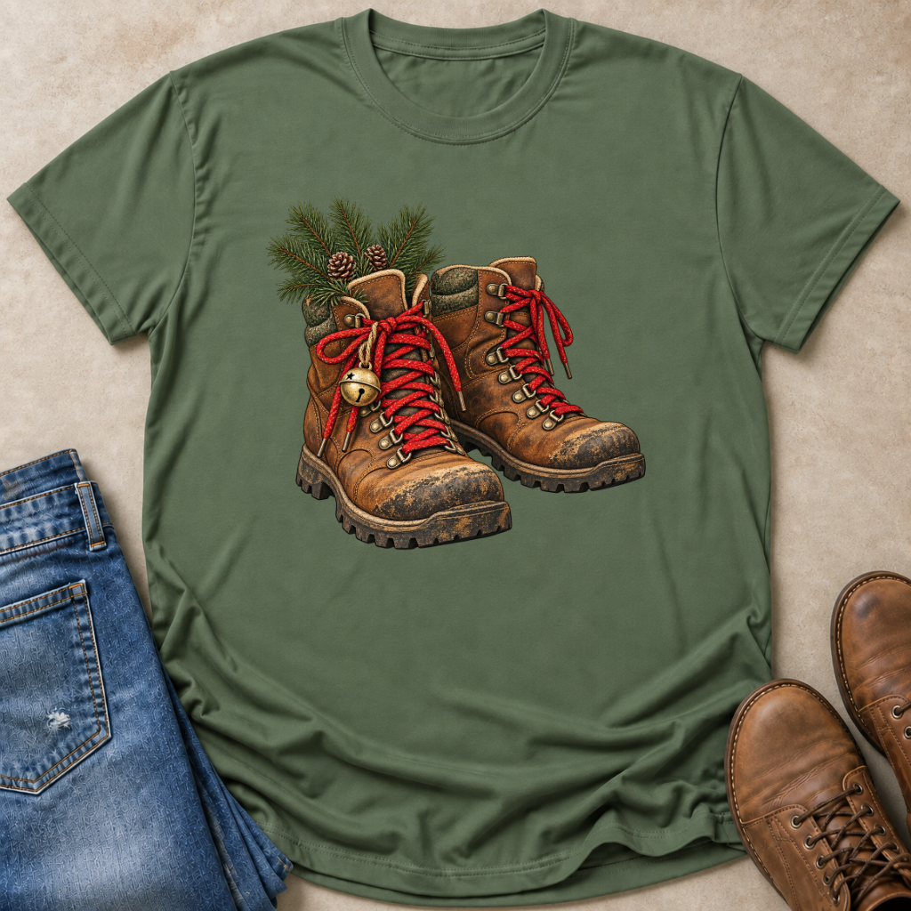 Christmas Festive Boots T-Shirt