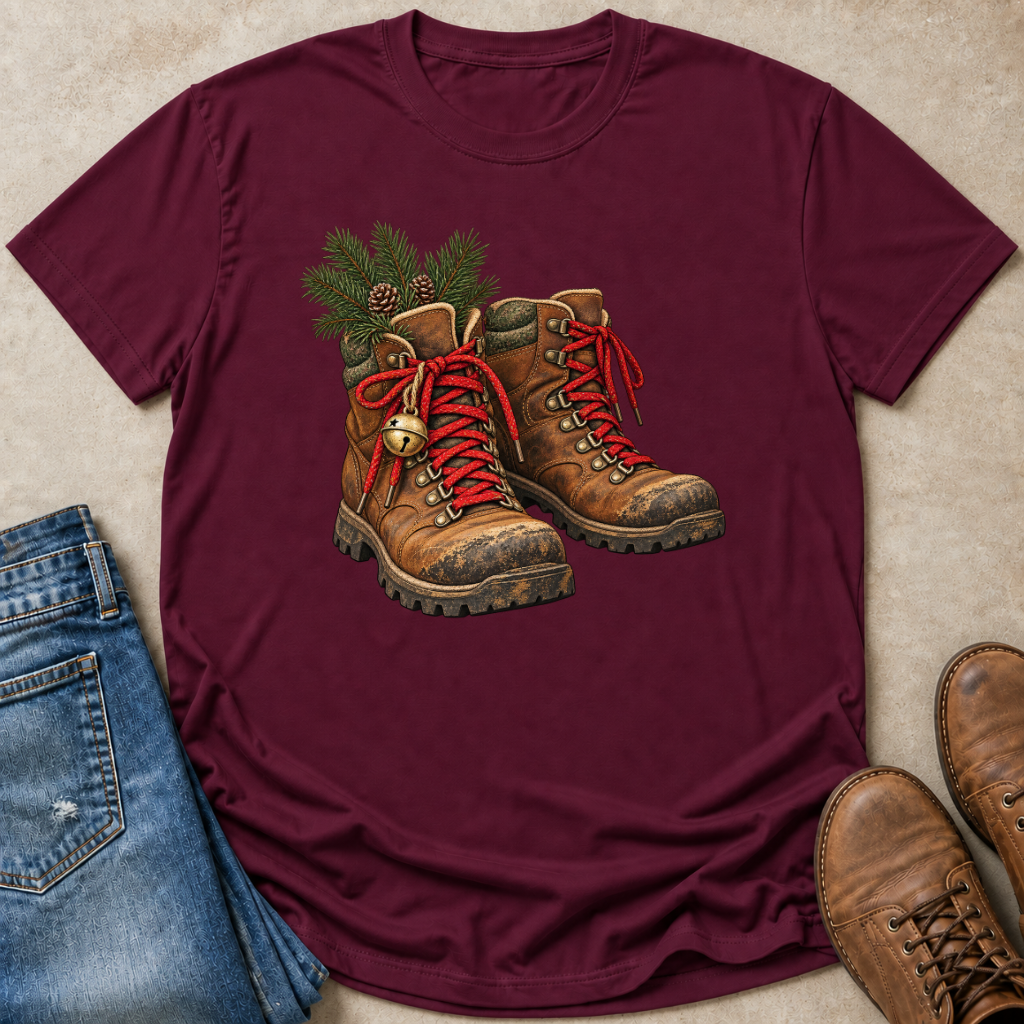 Christmas Festive Boots T-Shirt