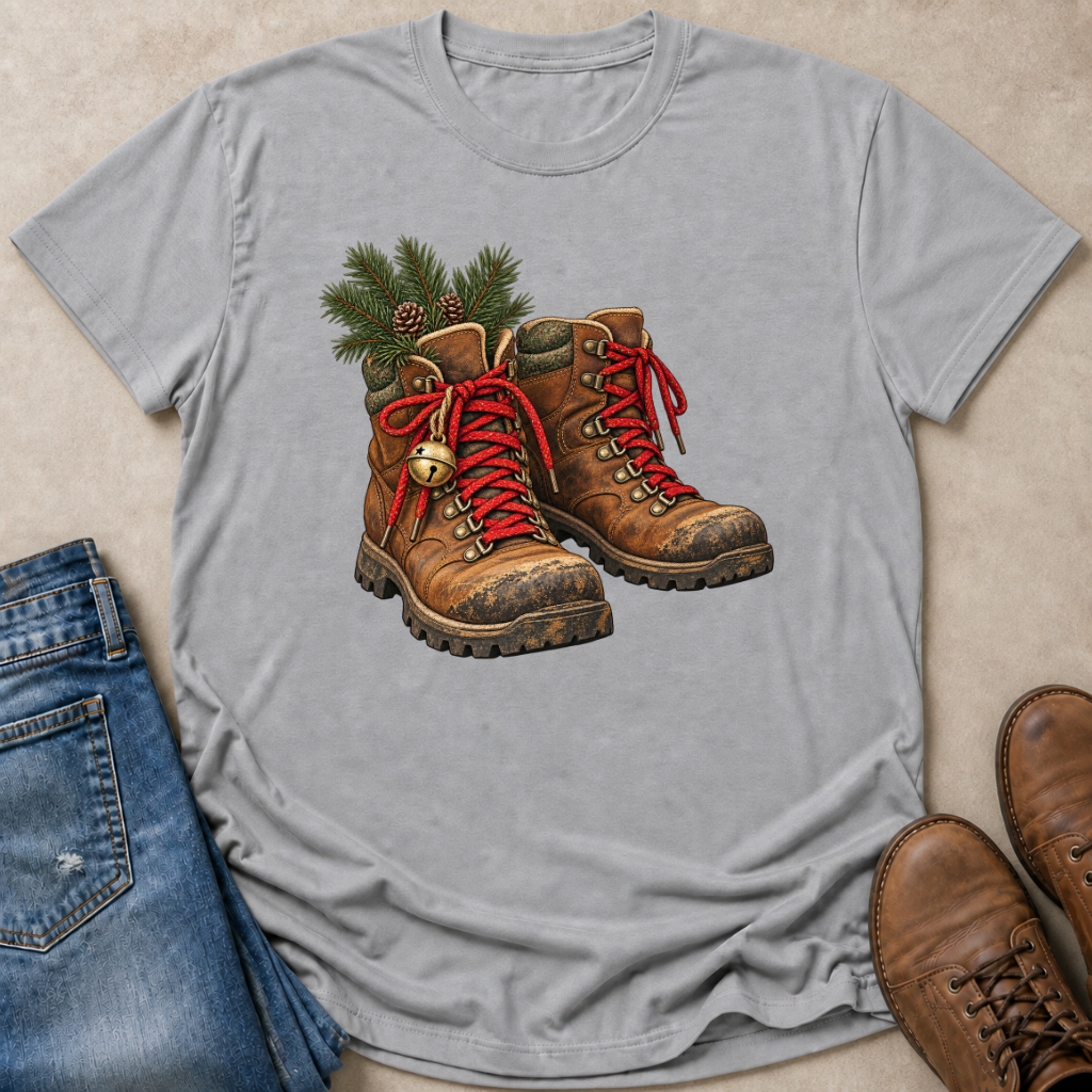 Christmas Festive Boots T-Shirt