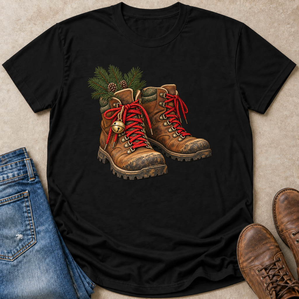 Christmas Festive Boots T-Shirt