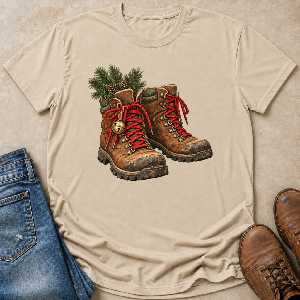 Christmas Festive Boots T-Shirt