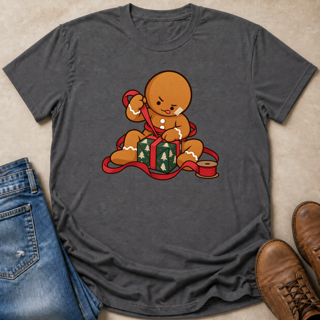 Gingerbread The Gift Wrapper T-Shirt