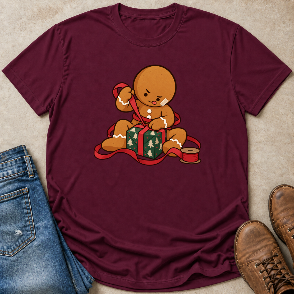 Gingerbread The Gift Wrapper T-Shirt