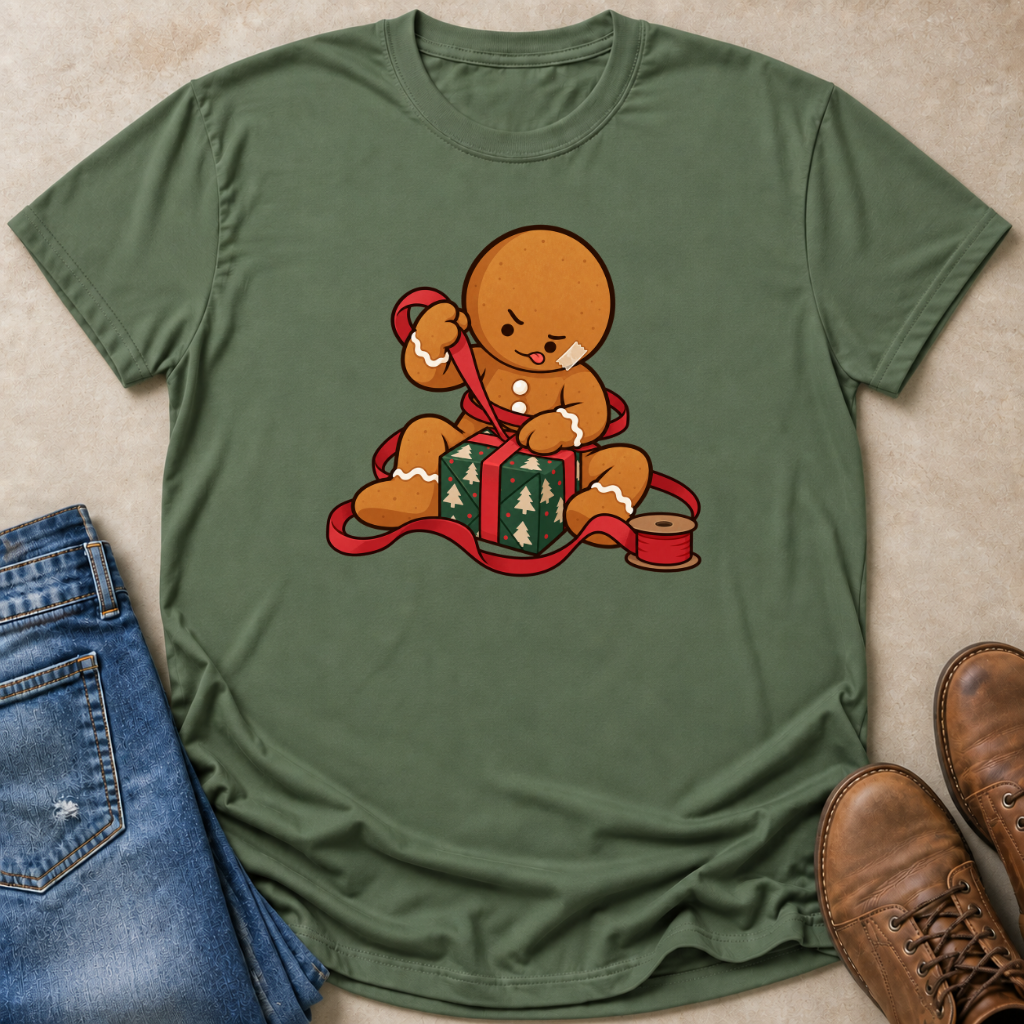 Gingerbread The Gift Wrapper T-Shirt