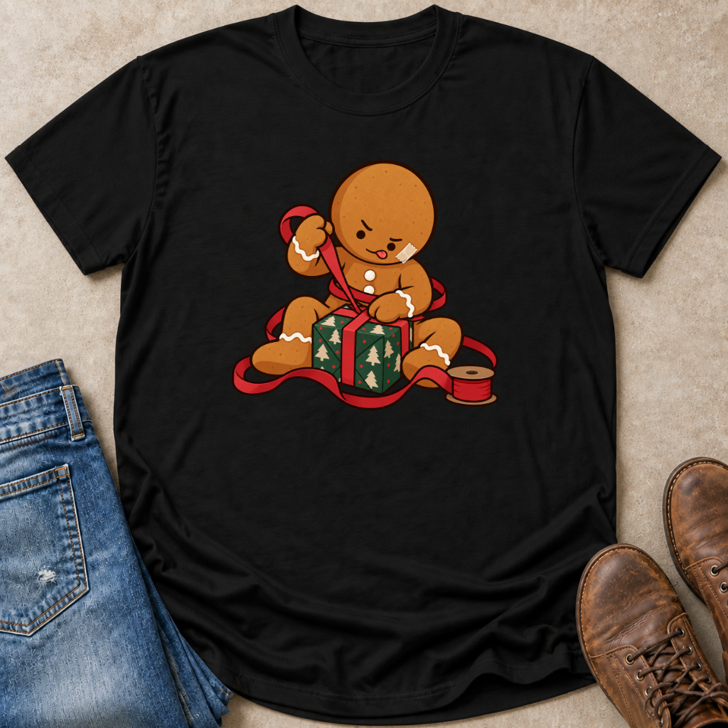 Gingerbread The Gift Wrapper T-Shirt