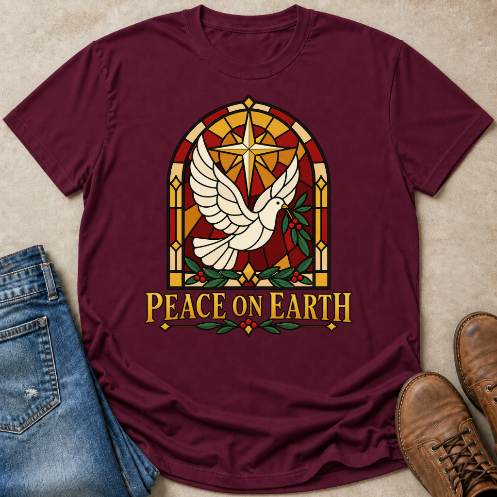 Stained Glass Dove T-Shirt